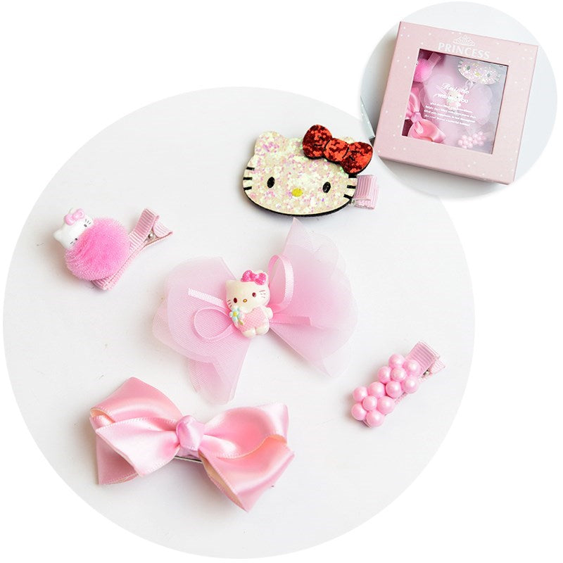 Children's card hair accessories set