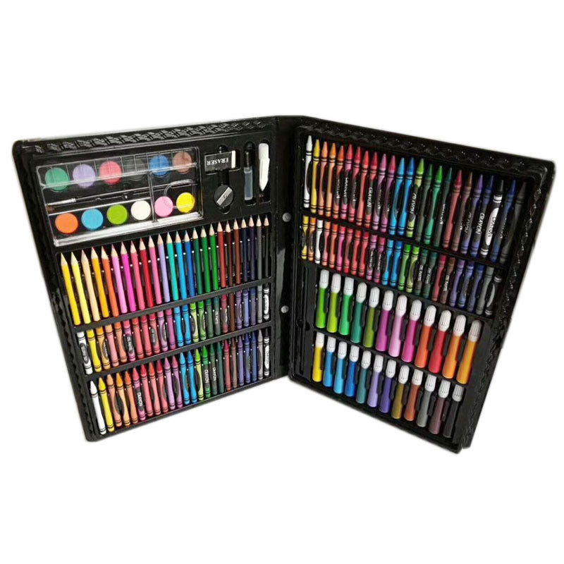 Color crayons watercolor pen art painting set