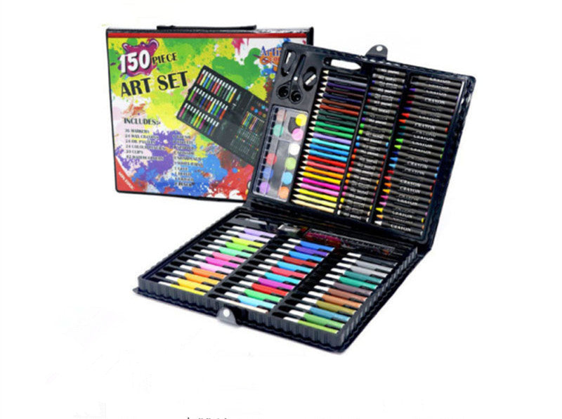 Color crayons watercolor pen art painting set