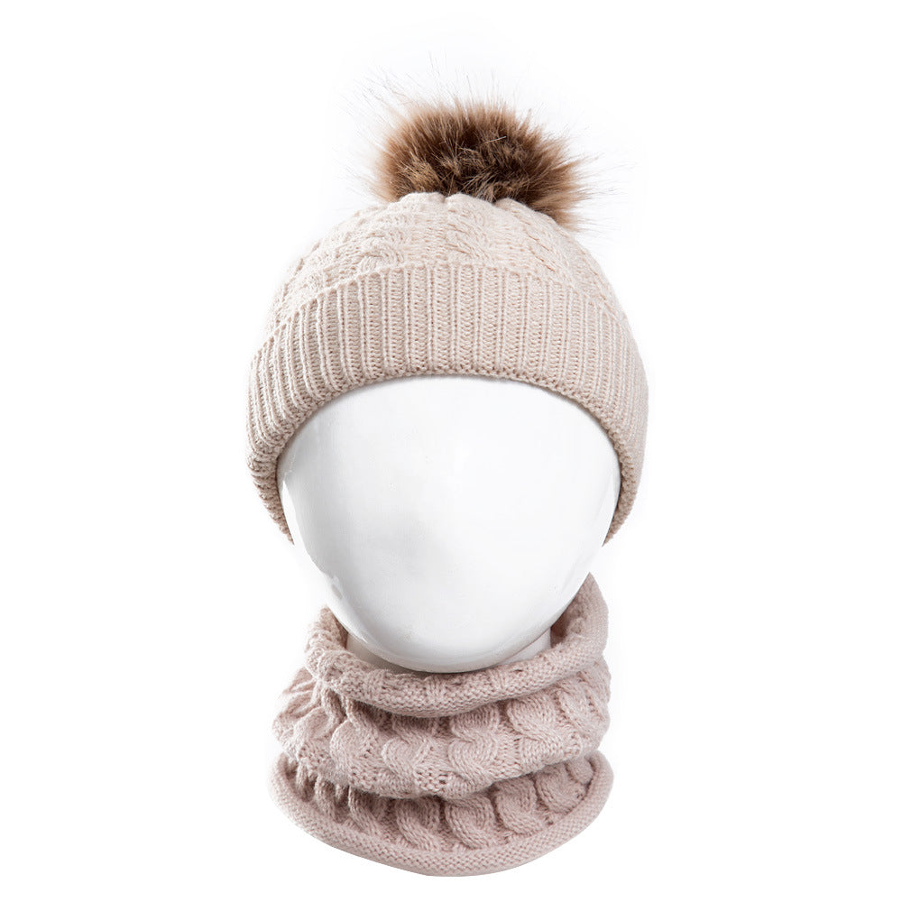 Baby Warm Woolen Cap Toddler Hat Baby Girls Boys Winter Warm Knitted Wool