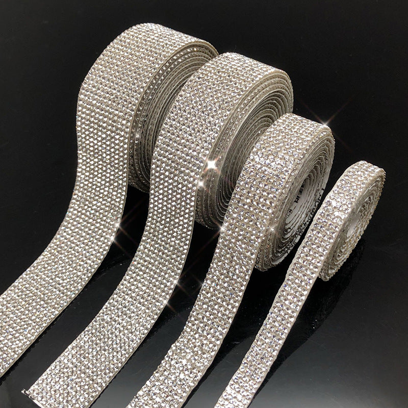 Rhinestone Belt and Waistband DIY Back Glue Hot Drilling