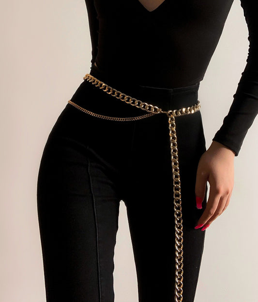 Fashion Personality Hollow Dress Waist Chain Accessories