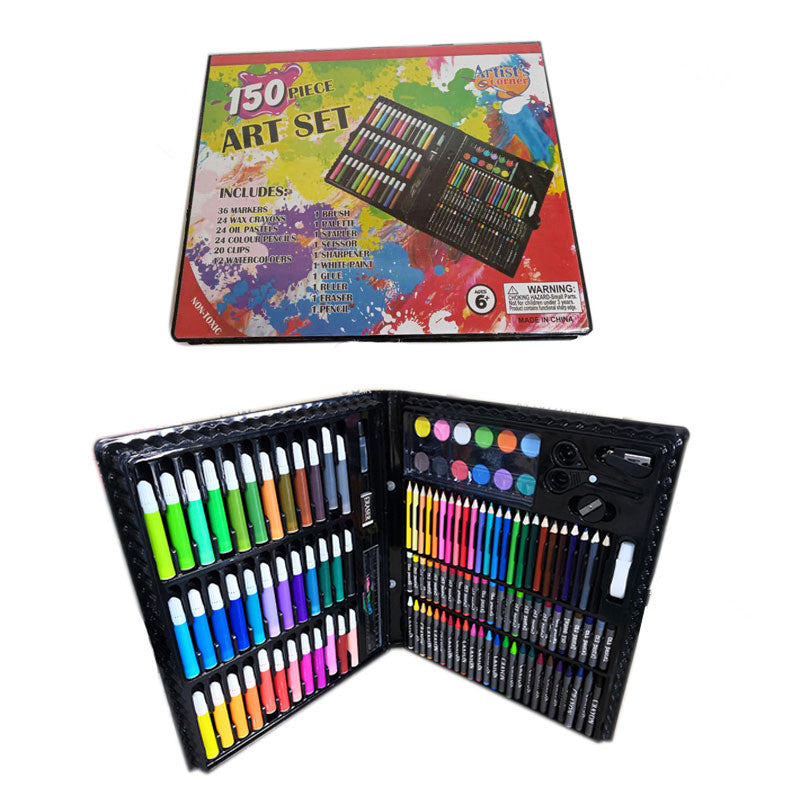 Color crayons watercolor pen art painting set