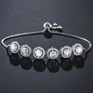 European And American Y2g Bracelet Fashion Zircon Crystal Adjustable