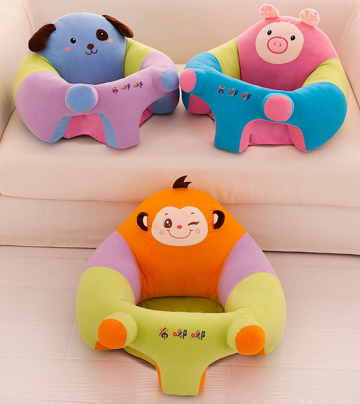 Baby Seats &amp  Sofa Only Cover No Filling Baby Chair Toddler Nest Puff Children Washable Kids Bean Bag Cartoon Skin Upscale Kids