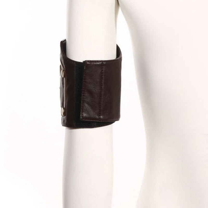 Steampunk Industrial Revolution Gear Leather Armband