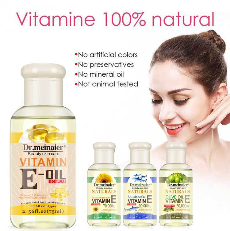 Vitamin E Synthesis Oil Facial Body Hair Care Essential Oil Natural Moisturizing Vegetable