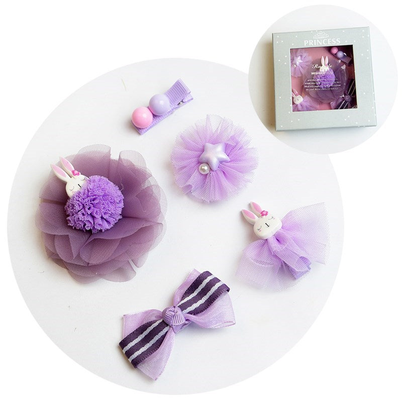 Children's card hair accessories set