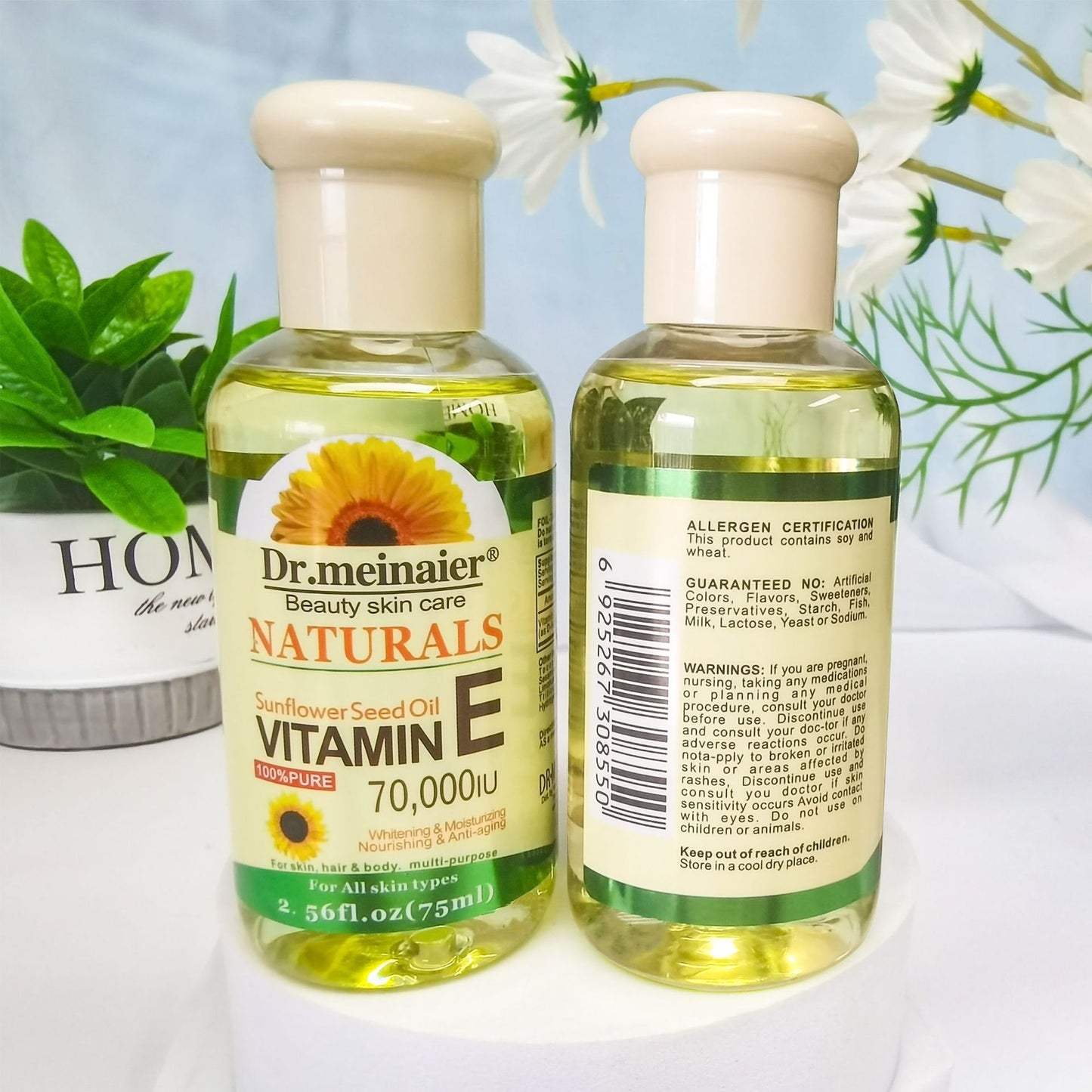 Vitamin E Synthesis Oil Facial Body Hair Care Essential Oil Natural Moisturizing Vegetable