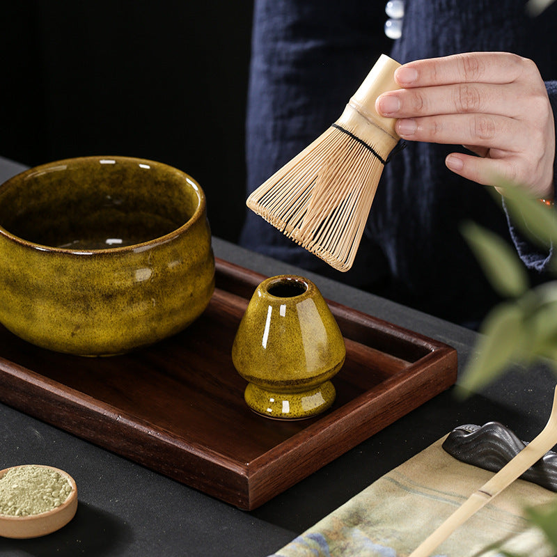 Tea Whisk Japanese Hundred Benli Matcha Brush Matcha Tools Tea Whisk Li Song Dynasty Tea Set Gift Set Cross-border