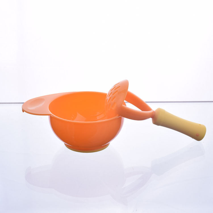 Baby food supplement grinding bowl