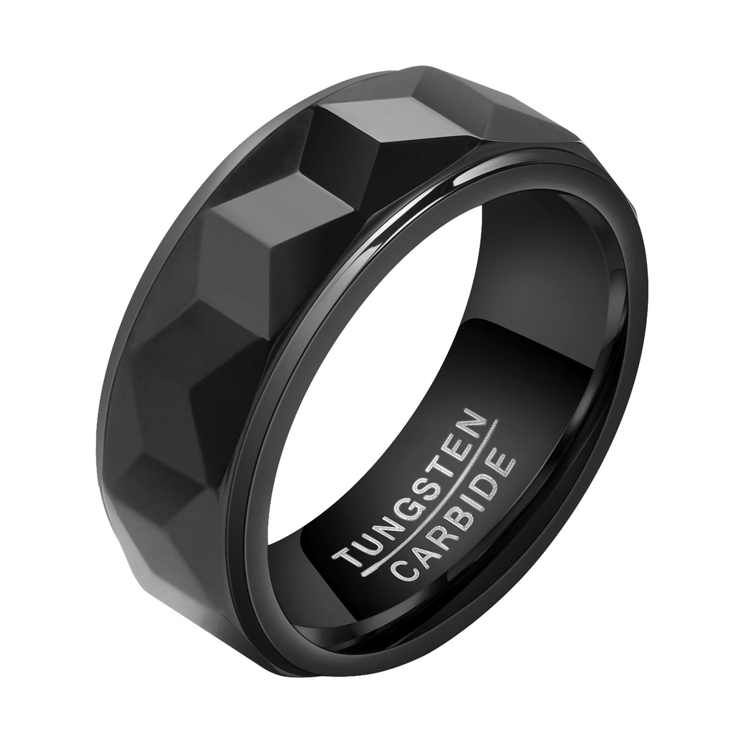 Men's Tungsten Ring Personality Fashion Trend Ornament