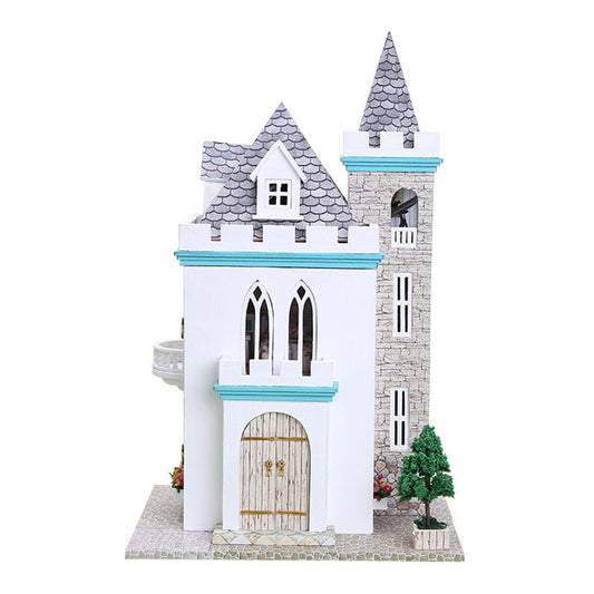 Moonlight Castle diy cottage hand-assembled house model