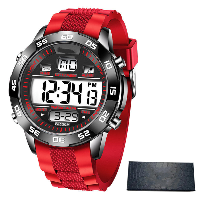 Business Men's Multifunctional Alloy Electronic Watch