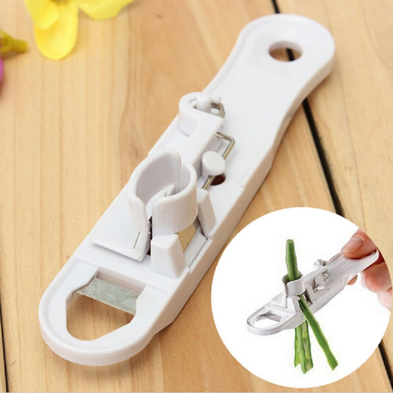 Green Bean Slicer Cutter Cut Fruit Vegetable Stringer Peeler Remover For Easy Kitchen Gadgets Cozinha Kitchen Accessories