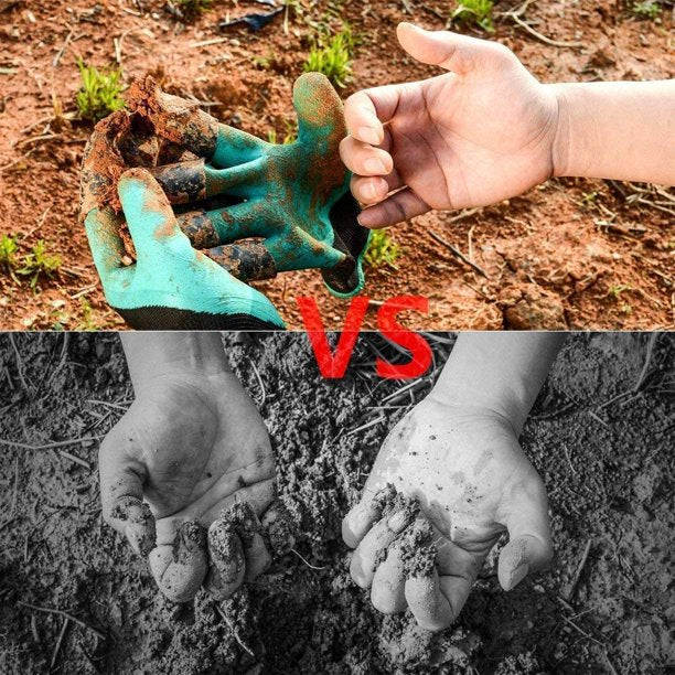 Garden Gloves With Claws Waterproof Garden Gloves For Digging Planting Breathable Gardening Gloves For Yard Work